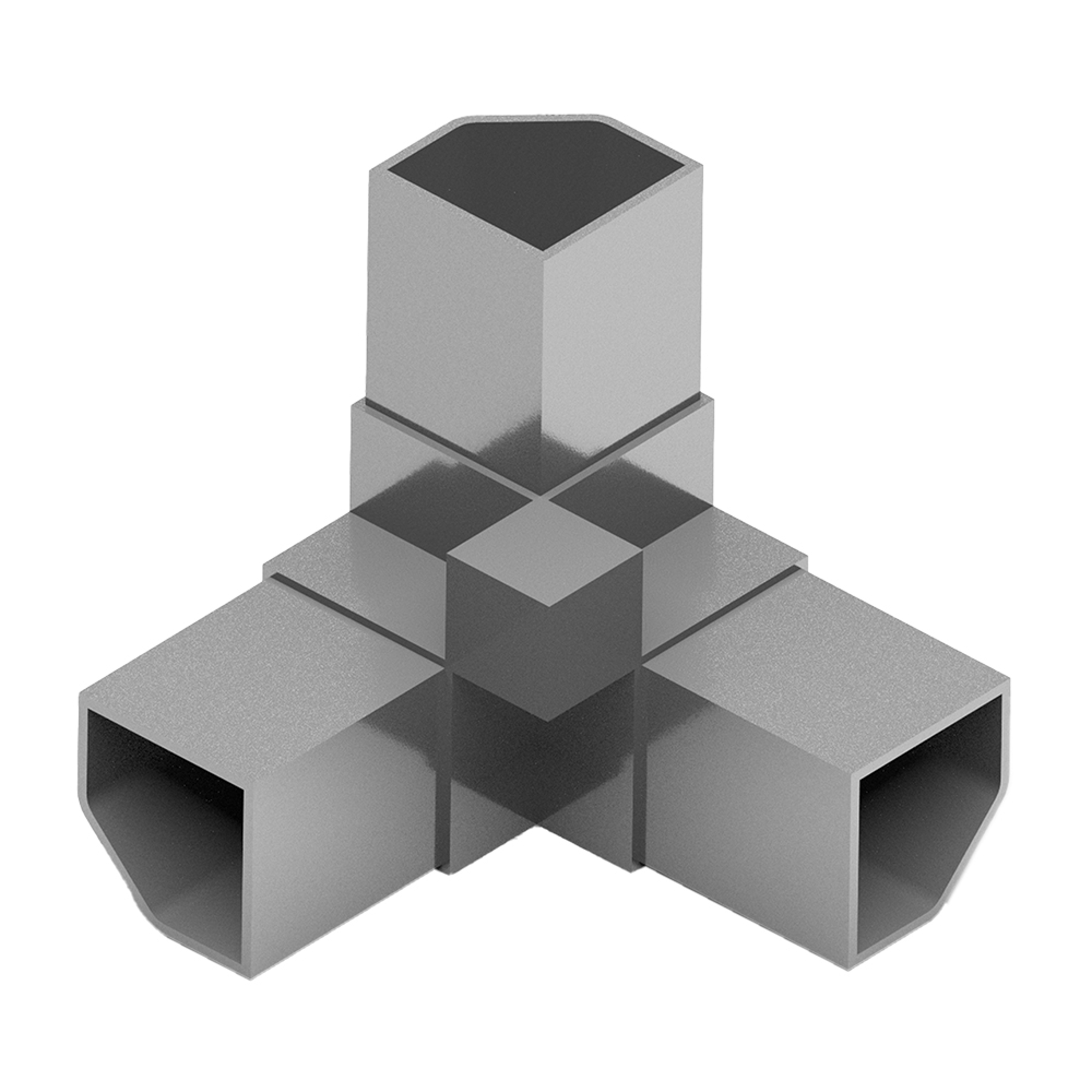 A0016 - A02.A06 - 50-50 mm Radius Angled Aluminum Corner