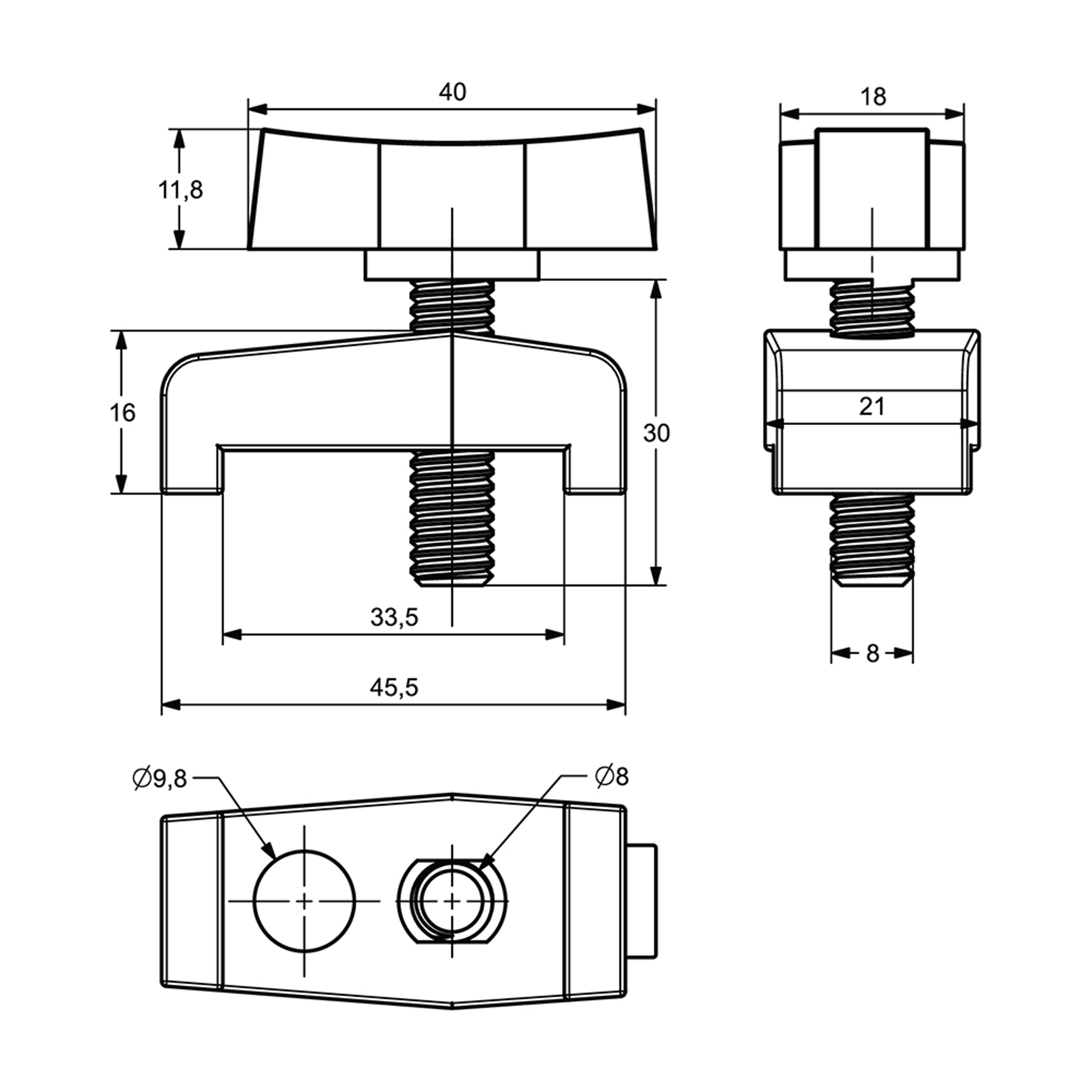 B0004 - M8 Panel Bloklayıcı