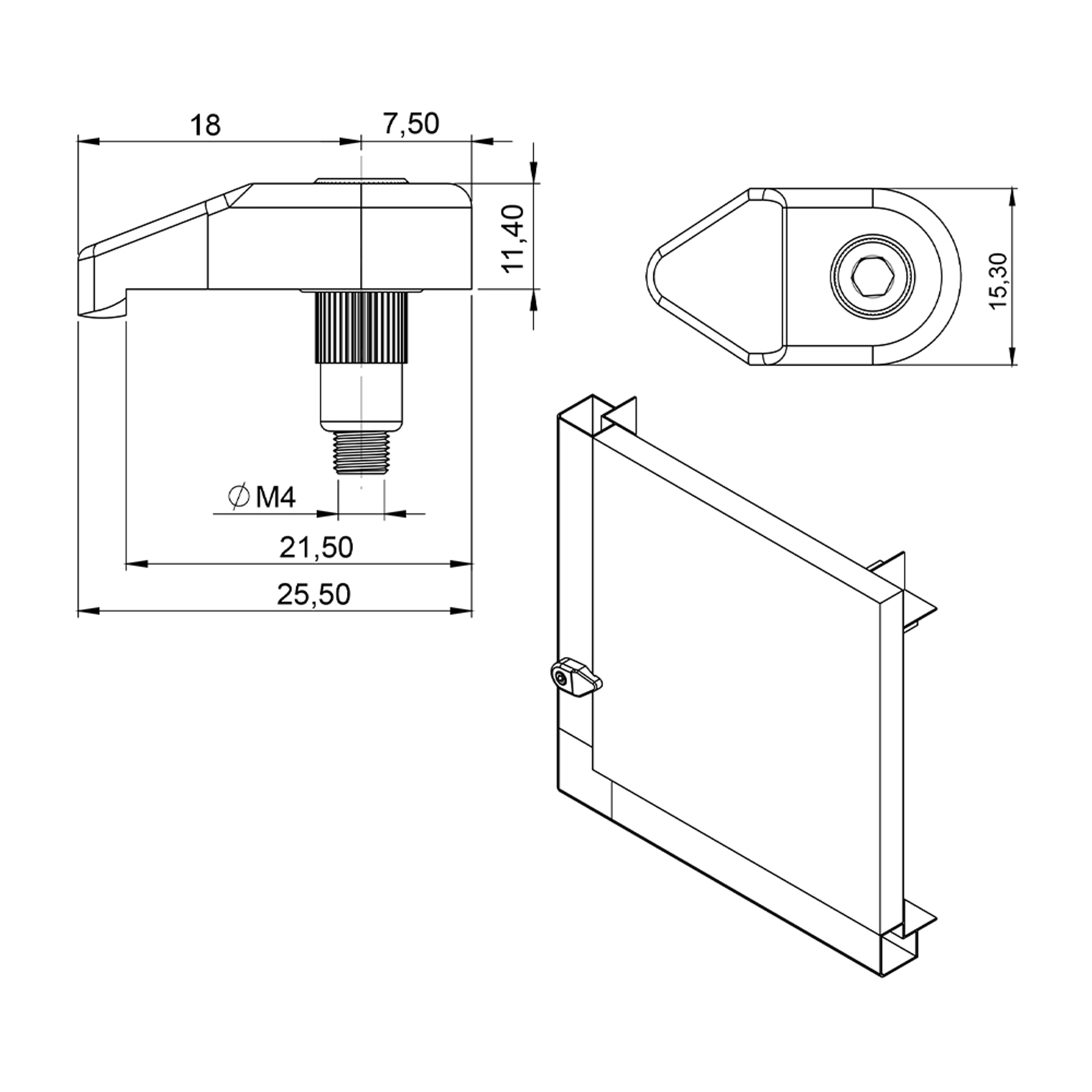 B0008 - B04.B03 - M4 Panel Bloklayıcı