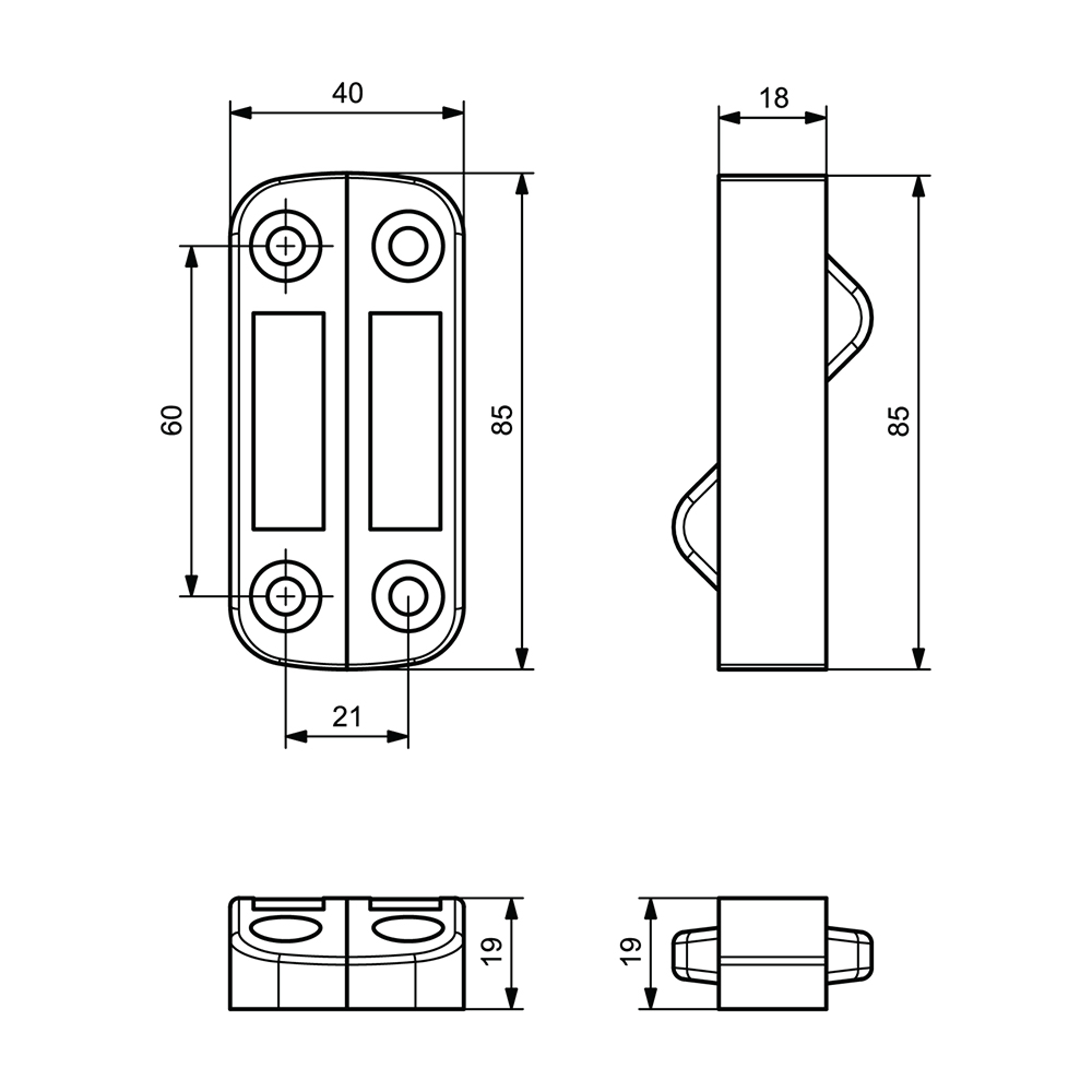 B0015 - 3 Parçalı Zamak Hücre Birleştirici B0015 - 3 Parçalı Zamak Hücre Birleştirici