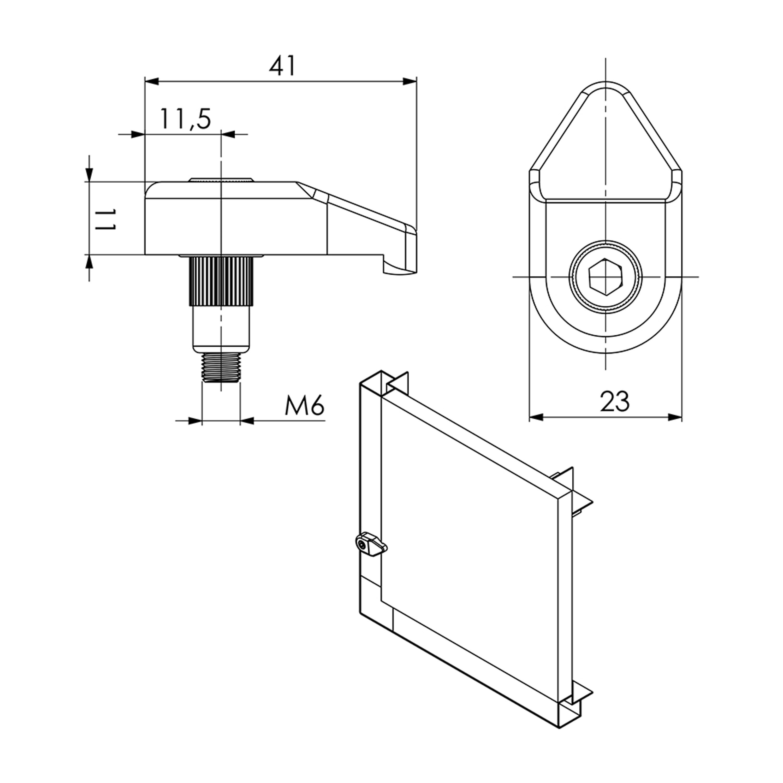 B0007 - B04.B02 - M6 Panel Bloklayıcı