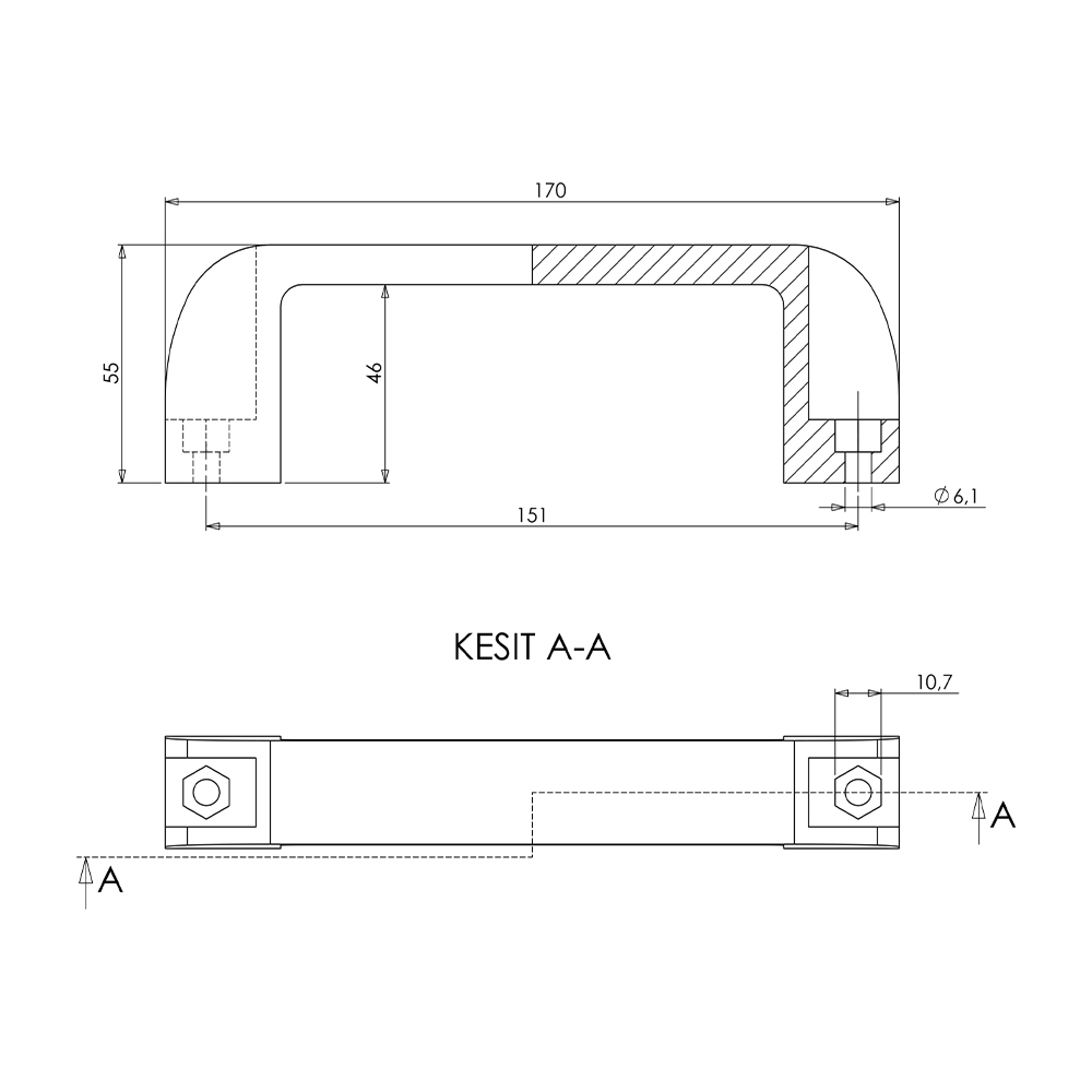 G0008 - B08.A02 - Büyük Kapak Kulpu