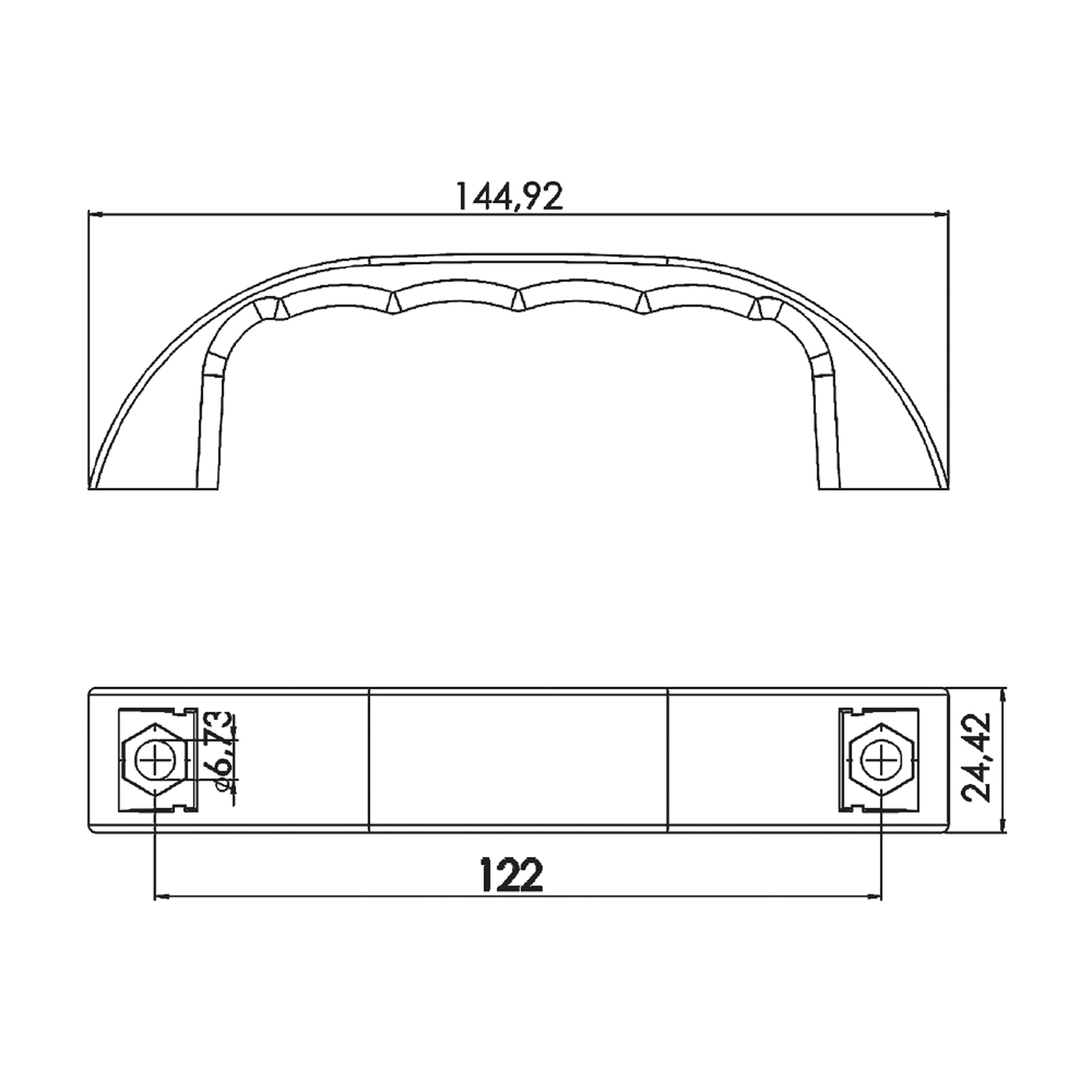 G0005 - Oval Kapı Kulbu