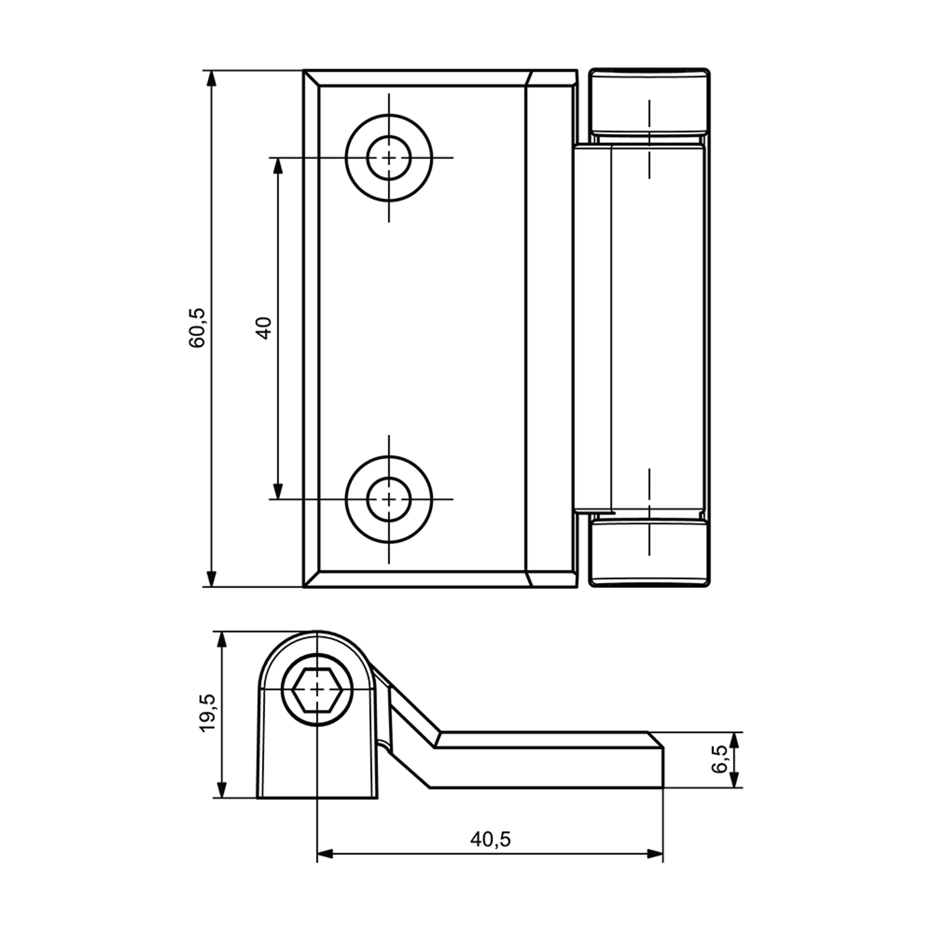 MZ0013 - Zamak Klima Santrali Menteşesi MZ0013 - Zamak Klima Santrali Menteşesi