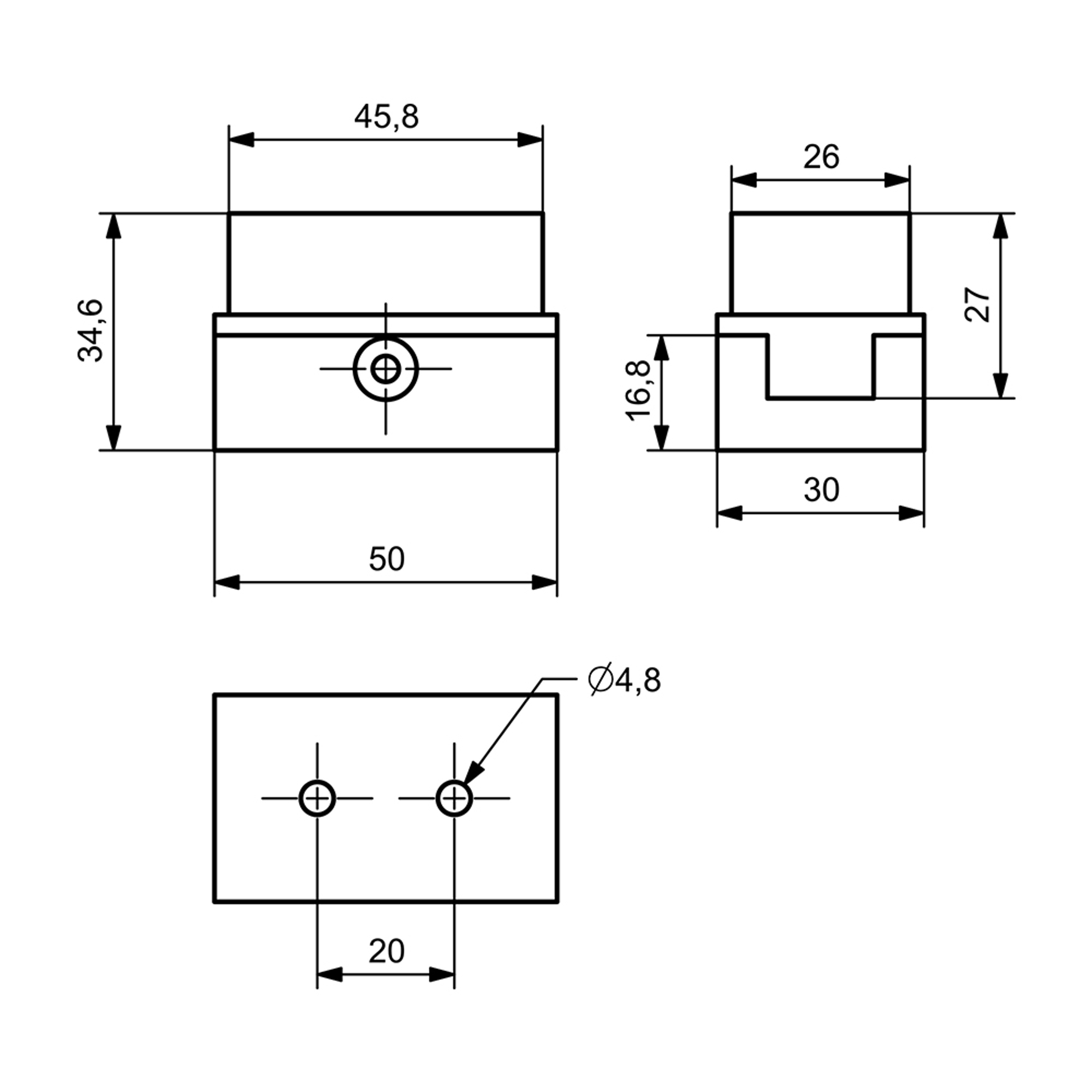 OP0009 - 30-50-5 mm Ara Profil Ucu