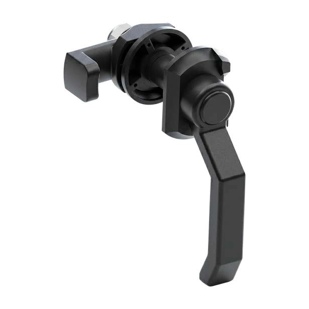 Plastic Door Handle with Round Escutcheon 40-50-60 mm